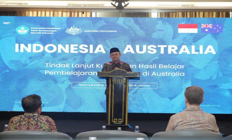 Menteri Pendidikan Dasar dan Menengah Buka Kegiatan Tindak Lanjut Kunjungan Hasil Belajar Pembelajaran Mendalam
