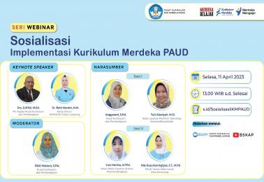 Seri Webinar Sosialisasi Implementasi Kurikulum Merdeka PAUD