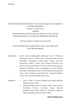 Cover Standar Proses