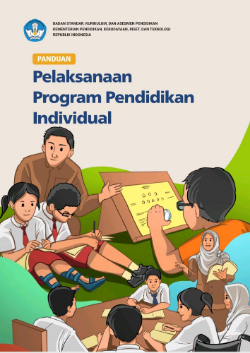 Cover Panduan Pelaksanaan Program Pendidikan Individual (PPI)