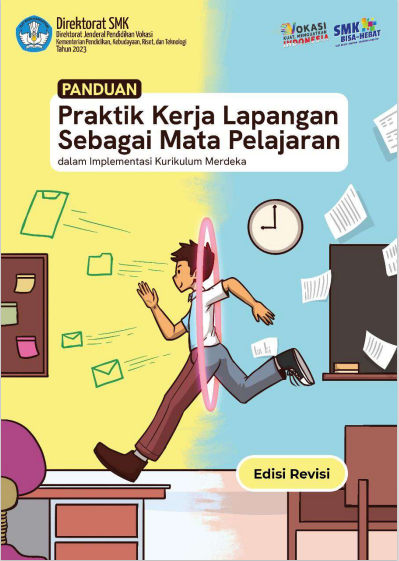 Cover Panduan Praktik Kerja Lapangan Sebagai Mata Pelajaran dalam Implementasi Kurikulum Merdeka