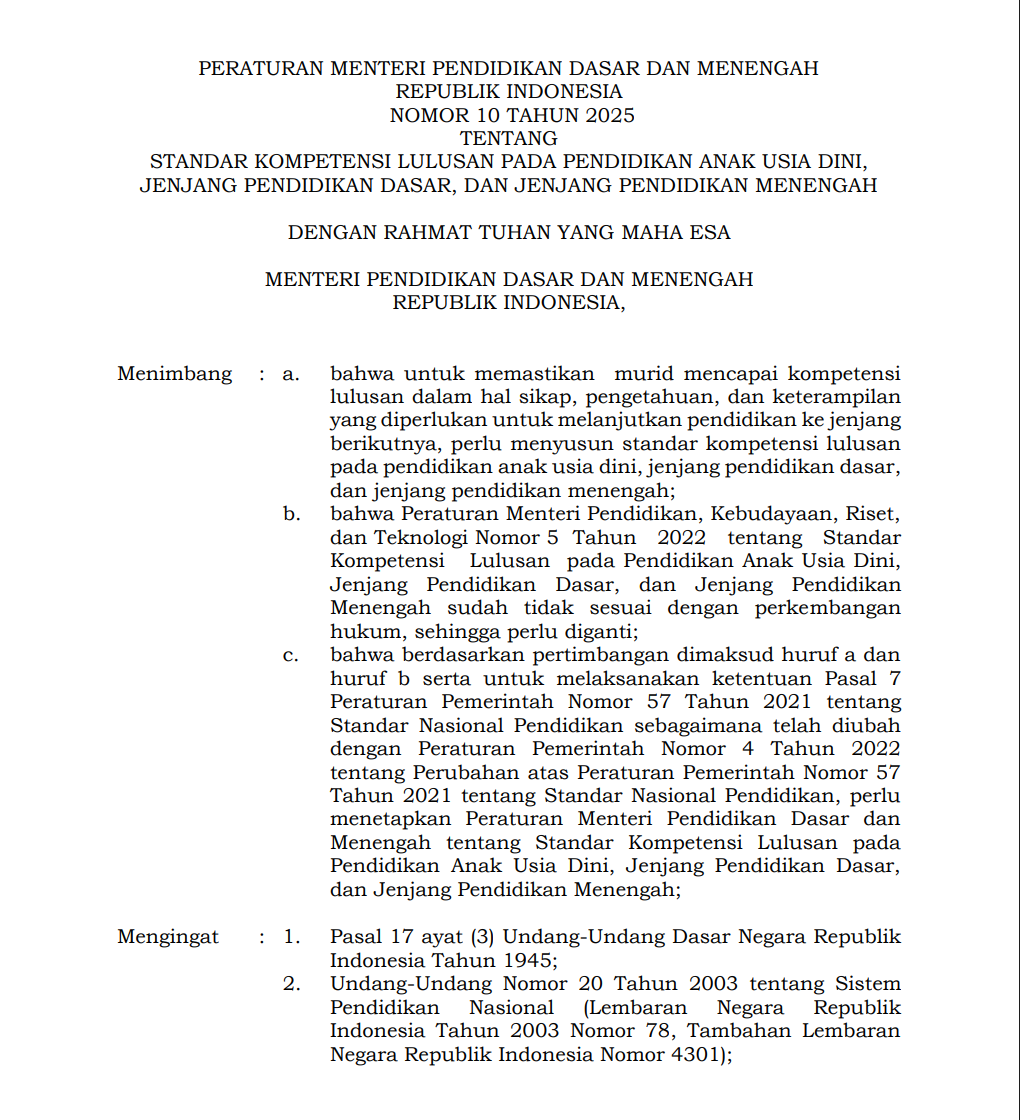 Cover Standar Kompetensi Lulusan