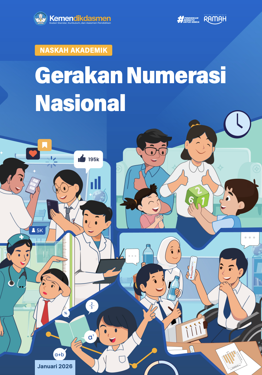 Cover Naskah Akademik Gerakan Numerasi Nasional